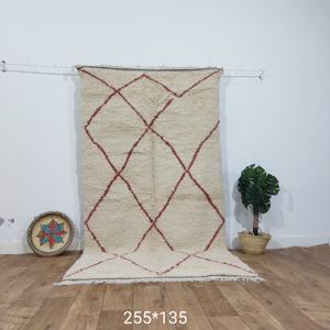 Moroccan Handmade Wool <b>Rugs</b> Authentic Berber Carpets Natural Wool Artisan Craftsmanship customize size and colors high quality - Product Image 1