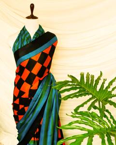 Dernier modèle Saree en soie douce pour mariage et fête au prix de gros pour l'exportation depuis l'Inde - Product Image 3