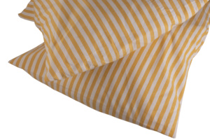 100% Cotton Yarn-Dyed Stripe Woven Pillow <b>Cushion</b> Cases American Square Design Personalized Set of 4 for Home Hotel Hospital Use - Product Image 4