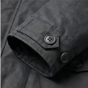 Veste d'hiver unisexe en laine Parka matelassée confortable Veste de baseball Varsity imperméable réversible isolée thermique vêtements chauds - Product Image 6