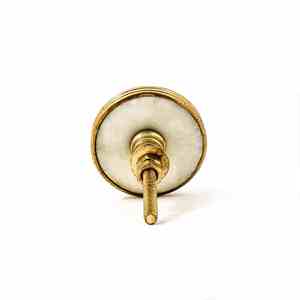 Bouton de forme ronde en marbre et laiton Boutons de marbre de vente chaude avec taille de forme de couleur personnalisée Fabriqué en Inde Article - Product Image 3