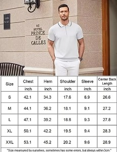 Polo homme de qualité, coupe ajustée, fermeture éclair 1/4 devant, vêtements de sport de golf, polo de golf, tissu 100% coton, chemise, design personnalisé - Product Image 6