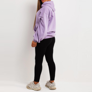 Pull à capuche coréen en coton pour femmes pour des vêtements de rue à la mode avec logo personnalisé à manches longues pour femmes - Product Image 5