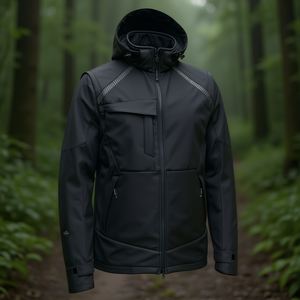 ELKA RAINWEAR Softshelljacke WORKING XTREME Schwarz Gr. L Einheitsgre <b>Raincoat</b> - Product Image 3