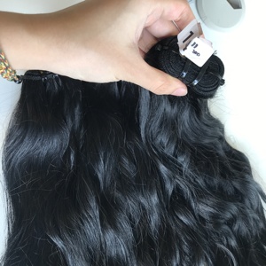 Extensions de cheveux vietnamiennes meilleure qualité Double machine trame naturelle ondulée couleur naturelle 100 cuticule alignée - Product Image 6