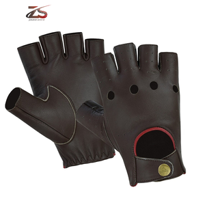 Guantes de Ciclismo de Verano, Medios Dedos, Ecológicos, Duraderos, con Pantalla Táctil, de Algodón/Poliéster/Spandex, para Uso Diario, de Pakistán - Product Image 1