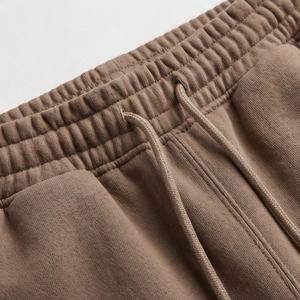 Conjunto de 2 Piezas de Ropa Casual Elegante para Mujer, Sudadera Corta con Capucha, Diseño Liso, Mangas Completas, Pantalones Cortos, Chándal, Color Personalizado - Product Image 5