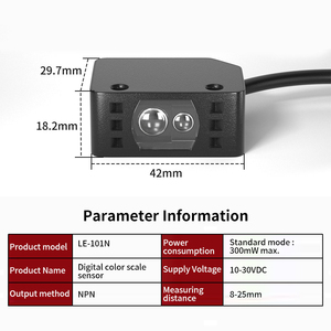 LERAUN Smart Color Mark <strong>Sensor</strong> Eye Mark Detector For Packaging Machines - Product Image 5
