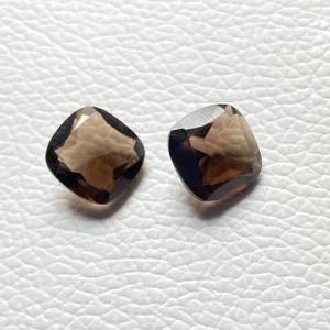 Cojín facetado de cuarzo ahumado Natural 100%, piedras preciosas sueltas de tamaño calibrado genuino a la venta a precio mayorista, venta al por mayor, OEM - Product Image 2