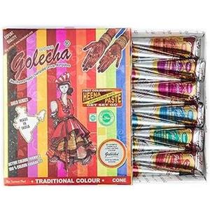 Indian Henna <b>Cone</b> Semi Permanent Body Art Tattoo Ink Temporary Maroon Cream Premium Grade Ammonia-Free - Product Image 1