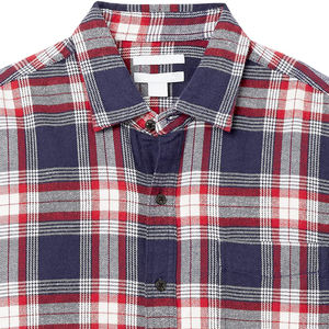 Camisas de franela a cuadros para hombre, traje ajustado de manga larga informal con botones para el campamento o el trabajo - Product Image 6