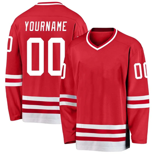 เสื้อเจอร์ซีย์พิมพ์ลายทีมกีฬาเสื้อเจอร์ซีย์ฮ็อกกี้น้ำแข็ง - Product Image 1