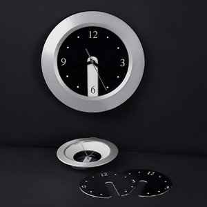 Orologi Personalizzati con Quadrante in PVC Nero, Gadget Unici e Personalizzabili - Product Image 3
