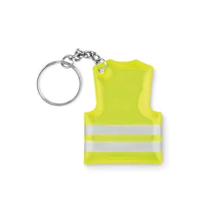 Keychain with Visible Reflective Ring <b>Security</b> Gadget for Promotional Reflective <b>Stickers</b> & Lights - Product Image 1