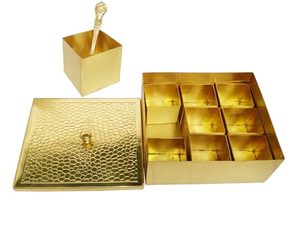 HF CRAFTS Caja de lata de especias de metal reutilizable al por mayor con múltiples compartimentos para un fácil acceso - Product Image 5