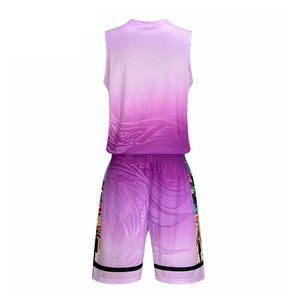 Vente en gros directe d'usine, nouveau modèle de maillot de basket-ball, logo personnalisé, dernière collection de vêtements de sport en polyester BSCI, impression par sublimation, différentes tailles - Product Image 3