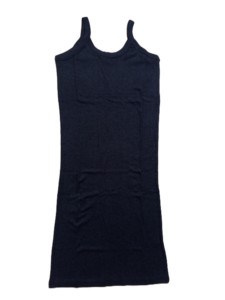 Débardeurs courts décontractés pour femmes tricotés sans manches avec ourlets côtelés longue longueur - Product Image 1