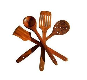 Manufacturer High Quality <b>Wooden</b> <b>Cooking</b> <b>Utensils</b> Eco-Friendly Set of <b>Wooden</b> Spoon Spatula Custom Shape Available. - Product Image 5