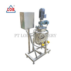 Stainless Steel Vacuum Emulsification Tank with Heating/<b>Cooling</b> <b>Jacket</b> for Cosmetic Emulsions - Product Image 4