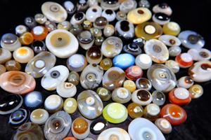 พลอยอะเกตตาอาเกตจาก Sulemani ธรรมชาติทรงรีทรงหลวมทำเครื่องประดับ - Product Image 3