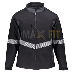 MAXFIT ENTERPRISES-Veste coupe-vent en toile écologique personnalisée pour hommes, support d'hiver respirant de grande taille, nouveau design - Product Image 2