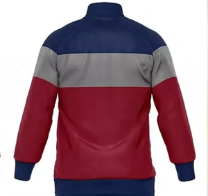 Chándal de sublimación con cremallera completa con tecnología de secado rápido y joggers cónicos perfectos para entrenamiento y sesiones deportivas - Product Image 2