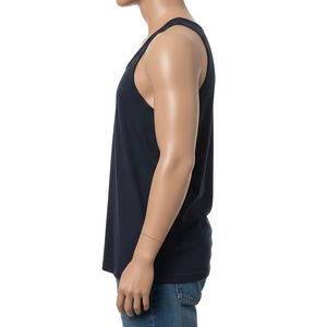 Regular Length Yarn Dyed Polyester Cotton Tank <b>Tops</b> Soft Breathable Fabric Casual Wear for <b>Men</b> Women Daily Workout Clothing - Product Image 3