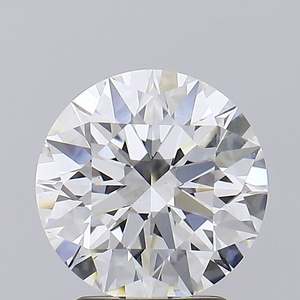 Top Pick 2,64 Ct F VS1 Diamante redondo cultivado en laboratorio Certificado IGI CVD Corte ideal Excelente simetría de pulido Sin fluorescencia - Product Image 1