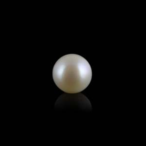 Perles d'eau douce naturelles blanches/dorées de 3,95 carats, taille 7-8 mm, matériau perle naturelle - Product Image 1