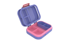 Auslaufsichere Plastik-Bento-Lunchbox für Schulkinder mit Mehreren Fächern, Behälter für Warme Speisen, Mikrowellengeeignet für Kinder