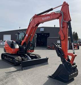 Mini-excavatrice Kubota d'occasion KX057-5 KX057-4 d'origine japonaise, avec système de changement rapide hydraulique, à vendre - Product Image 1