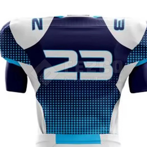 Tenues de sport, ensembles d'uniformes de football américain, respirants, manches courtes, qualité personnalisée, pas cher pour adultes - Product Image 6