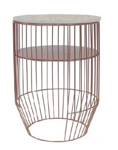 Tables en fil métallique personnalisées de différentes tailles, métal fini brillant OEM/ODM, supportant les commandes en gros, tables de bienvenue très exigeantes - Product Image 1