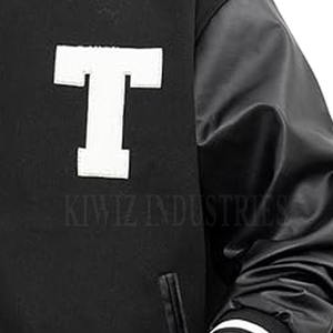 Veste Lettermen à broderie légère et confortable Veste Lettermen à broderie à bas prix - Product Image 5