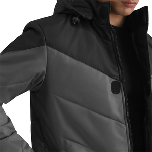 Chaqueta Acolchada con Capucha para Hombre, Abrigo de Invierno Cálido, Ligero, Impermeable, Cortavientos, Informal, para Exteriores, Relleno de Algodón, Estilo Urbano - Product Image 6
