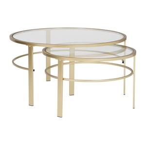 Tavolino <span class=keywords><strong>da</strong></span> caffè <span class=keywords><strong>in</strong></span> metallo di forma quadrata <span class=keywords><strong>con</strong></span> <span class=keywords><strong>piano</strong></span> <span class=keywords><strong>in</strong></span> <span class=keywords><strong>vetro</strong></span> Design unico centrotavola <span class=keywords><strong>da</strong></span> pavimento di vendita caldo tavolino placcato oro - Product Image 4
