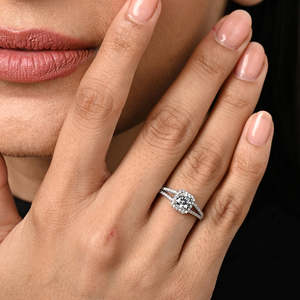NOVAMART Fine Rhodium-Plated Diamond <b>Ring</b> for <b>Men</b>-925 Sterling <b>Silver</b> Bezal Setting Premium Jewelry Wholesale Export - Product Image 4
