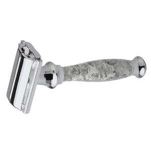 Navaja de Afeitar de Acero Inoxidable de Bajo Precio, Navaja de Afeitar de Seguridad para Barbería, para Hombres |   Navaja de Barbero de Acero de Damasco de un Solo Filo - Product Image 4
