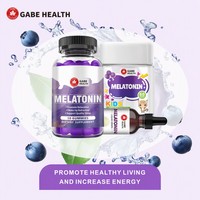 Gommes à la mélatonine, complément alimentaire pour le sommeil, pour adultes et enfants, favorise la relaxation, soutient la qualité du sommeil, vente en gros, OEM, ODM, étiquette privée