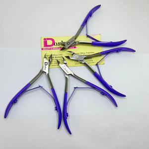 Professionele Kleur Gecoate Nagel Cuticula Nipper Rvs <span class=keywords><strong>Nail</strong></span> Nipper Cutter Trimmer Dode Huid Verwijderaar Manicure Schaar - Product Image 1
