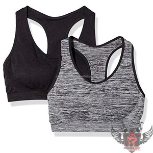 Logo personnalisé de haute qualité pour femmes grande taille respirant avant sans couture soutien-gorge de sport pour l'entraînement de yoga - Product Image 1