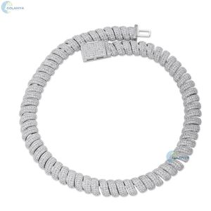 Chaîne à maillons cubains en diamant de laboratoire 18MM Chaîne Hip Hop élégante et entièrement glacée Collier pour hommes Bold Iced Out - Product Image 1