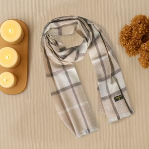 Bufanda 100% cachemira de Mongolia 30x160 color natural - Product Image 5