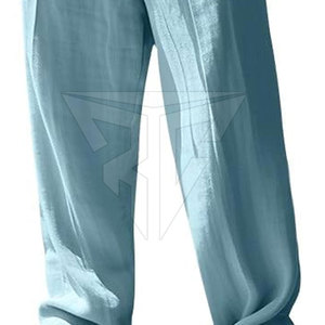 Best Quality Breathable Cotton Plus Size Men Baggy <b>Trouser</b> Straight Mid Casual Streetwear Fleece <b>Drawstring</b> Closure - Product Image 5