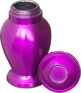 โกศสีม่วงขนาดเล็กที่เก็บขี้เถ้าสำหรับมนุษย์ขี้เถ้าขนาดเล็ก - Product Image 5