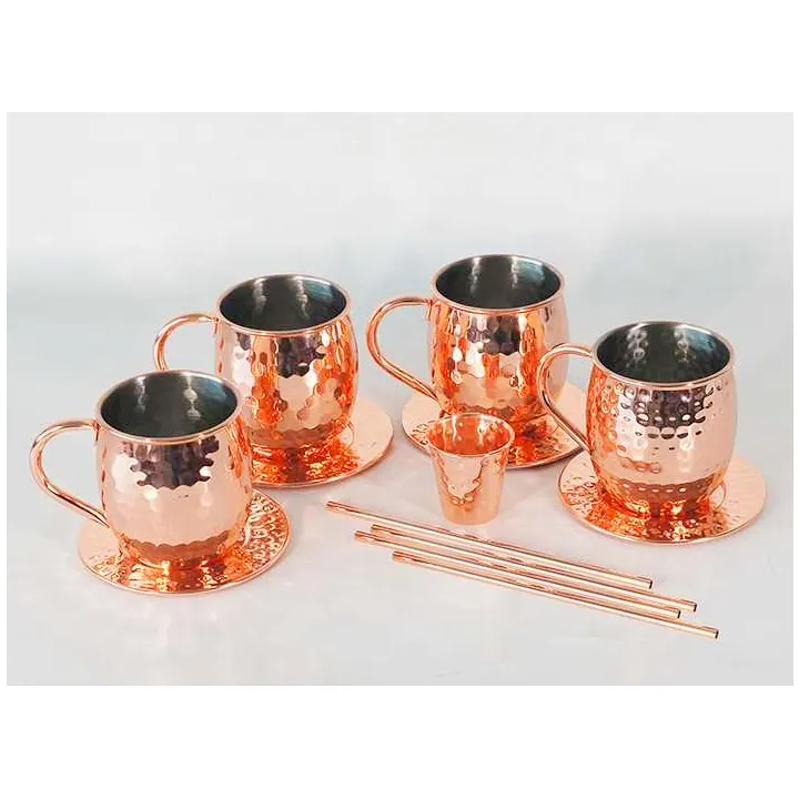 6 osmanlı anadolu yunan arapça kahve fincanları setleri çay seti bakır Espresso kupalar toptan İslami hediye setleri