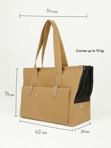 Factory Wholesale Hot Portable Leather Shoulder <b>Carrying</b> <b>Small</b> Cat Pet Carrier <b>Bag</b> Folding Tote Travel <b>Bag</b> <b>for</b> <b>Dogs</b> LPB-0006 - Product Image 6