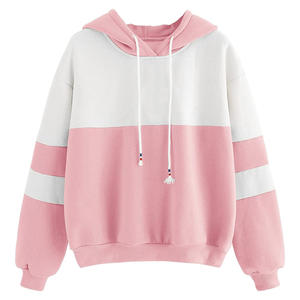 Sudadera con Capucha Personalizada para Mujer, 100% Algodón, Color Sólido, Manga Larga, Uso Diario Informal, Venta al Por Mayor OEM, Impresión Personalizada - Product Image 1