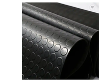 Fabrikpreis 3mm*1m*5m LKW-Bettmatte Münzmuster Runde Noppen Gummimatte zum Schutz des Garagenbodens
