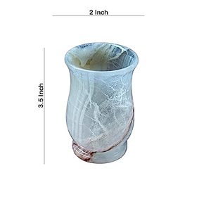 Ensemble d'eau en verre de cruche en marbre Onyx, ensemble d'eau en marbre de pierre, ensemble d'eau en onyx fait à la main - Product Image 3